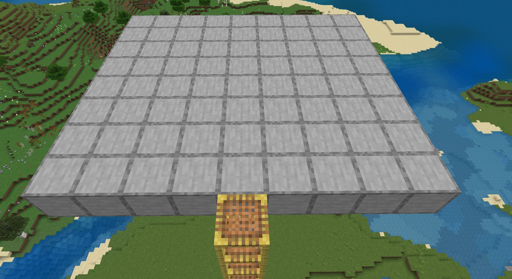 9×8のブロックで待機場所を作る