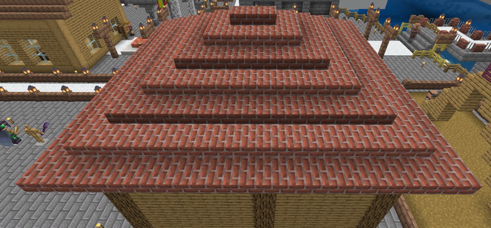 方形（ほうぎょう）屋根の完成