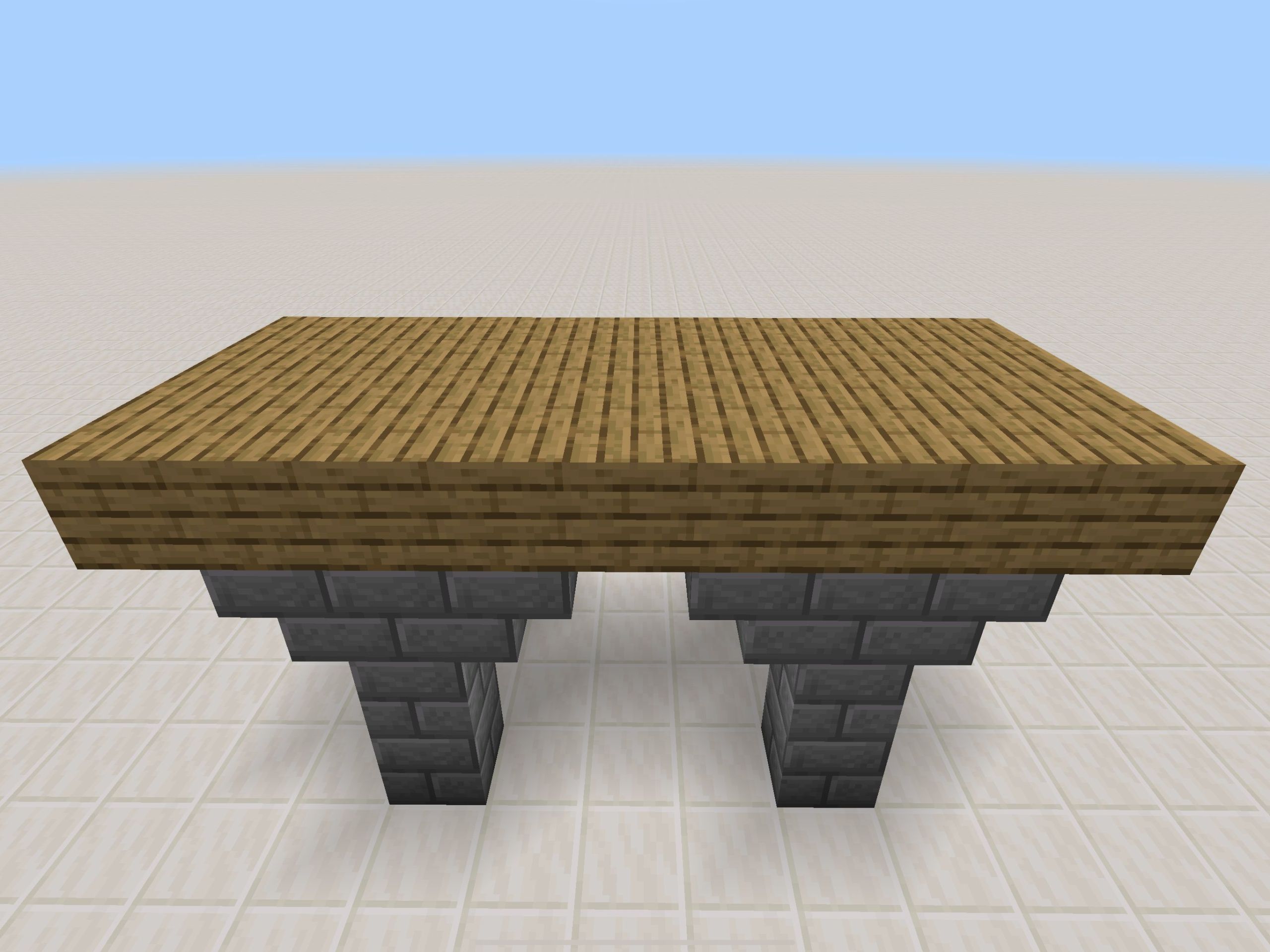 「オークの板材」を並べて床板を作る