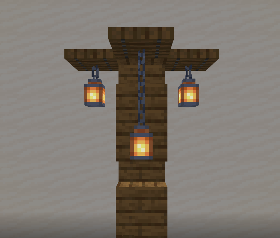 木造アート風の街灯の作り方④